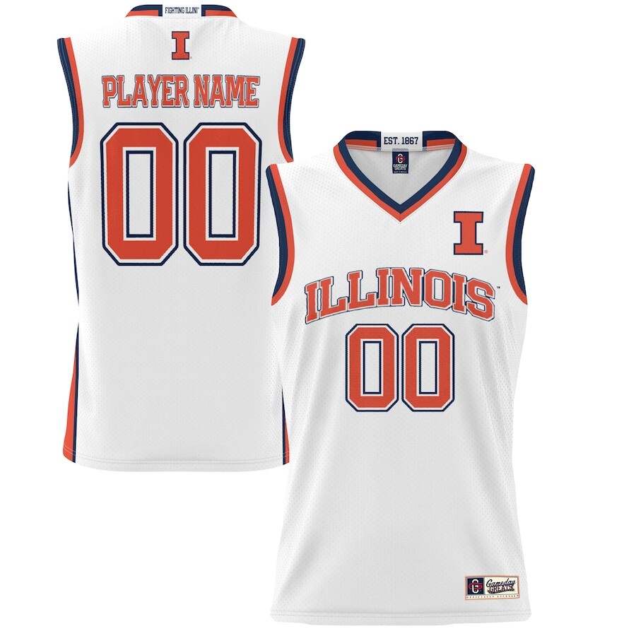 

Джерси ProSphere Illinois Fighting Illini, белый