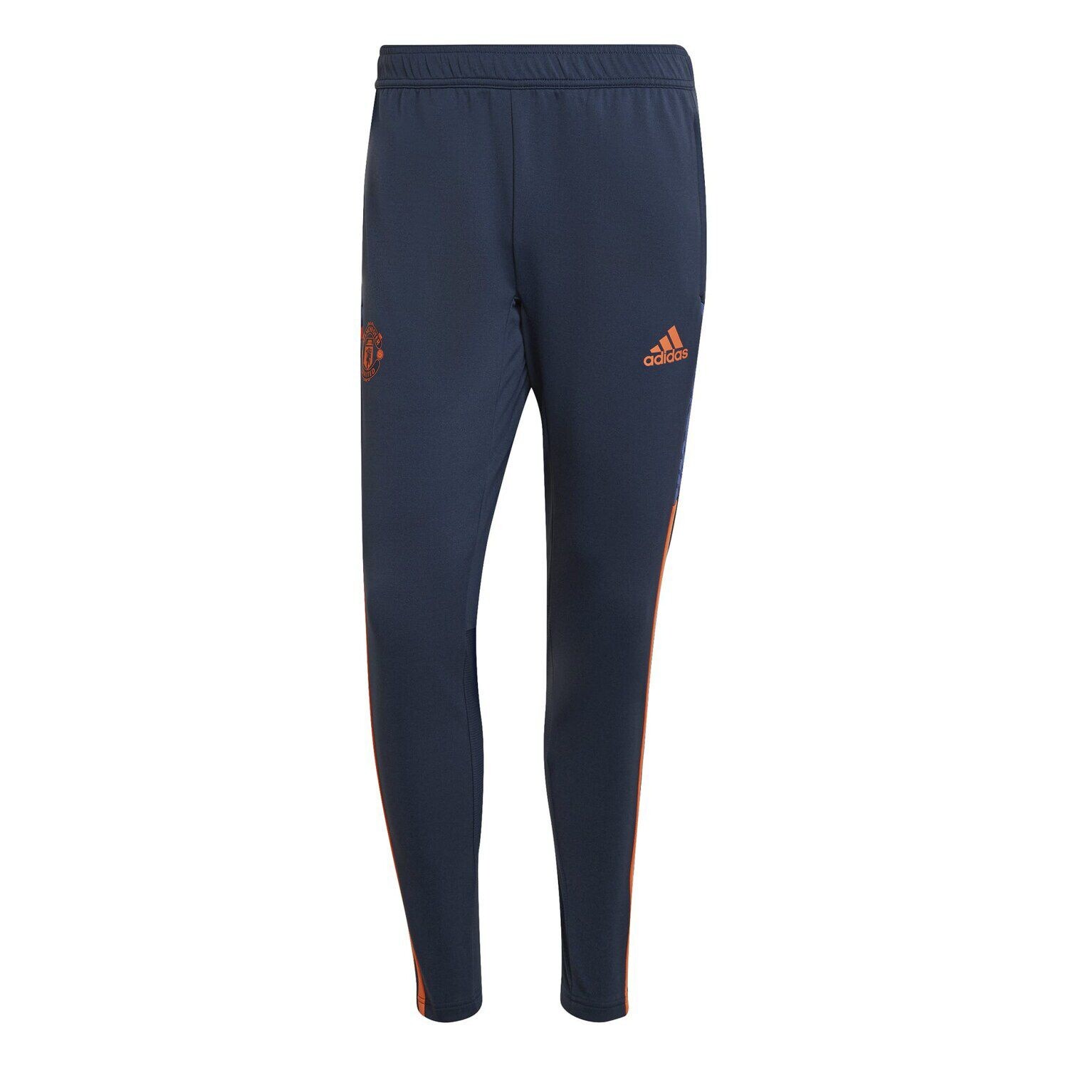 

Мужские темно-синие тренировочные брюки Manchester United Club Crest AEROREADY adidas, Синий
