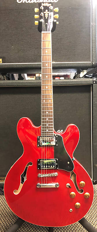 

Электрогитара Vintage VSA500-CR Reissued Series Semi-Hollow - Cherry Red