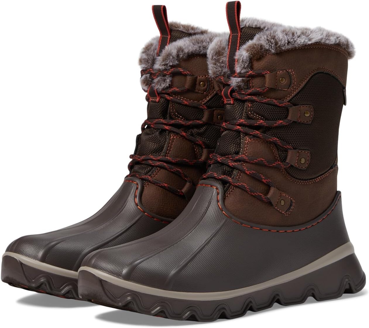 

Зимние ботинки Flurry Jambu, цвет Dark Brown/Burnt Orange
