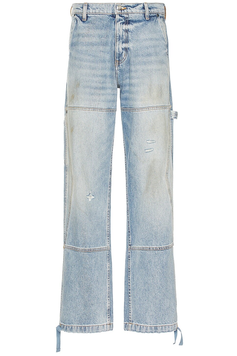 

Брюки Rhude Reza Denim Double Knee, индиго
