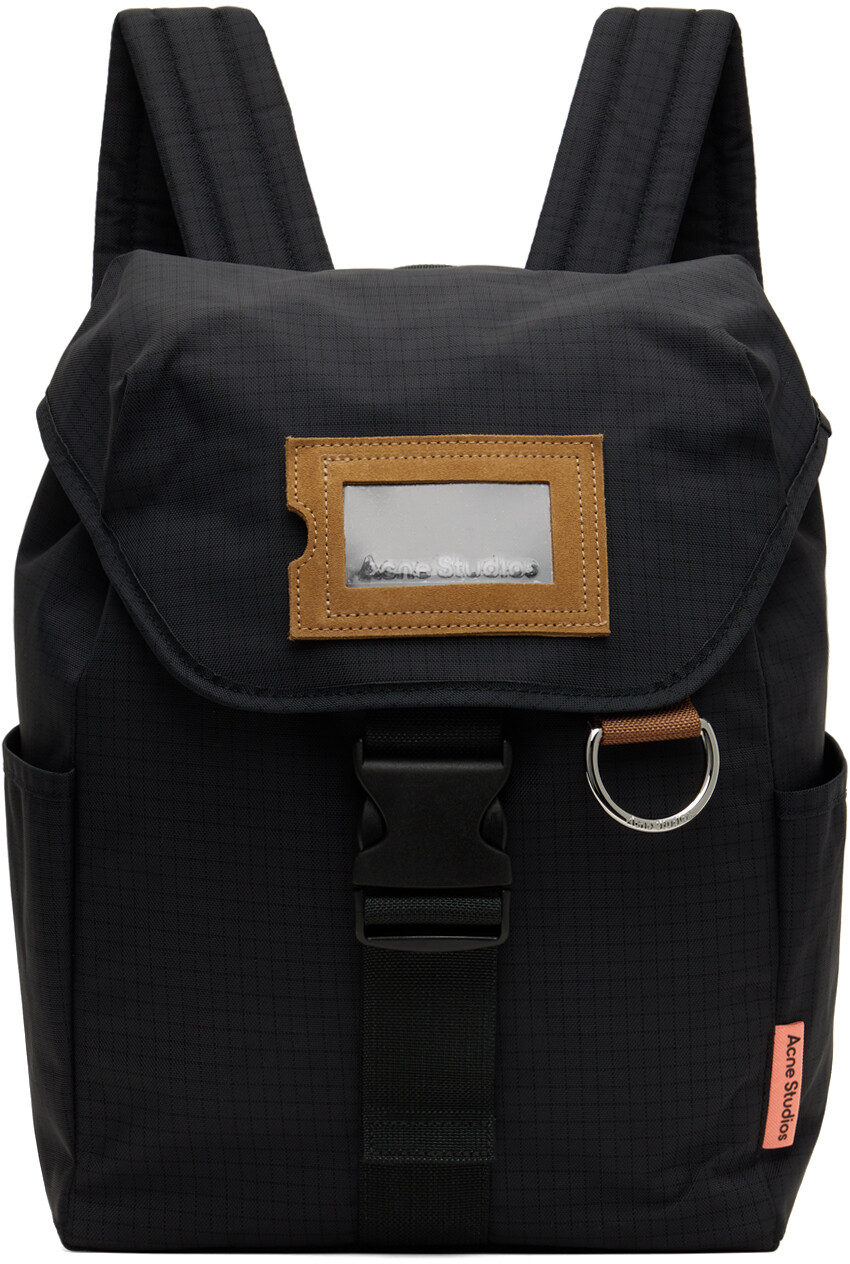 

Черный нейлоновый рюкзак Ripstop Acne Studios, цвет Black