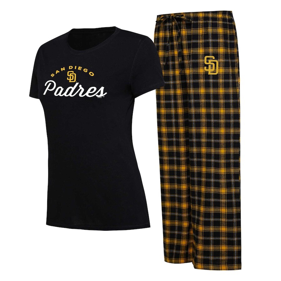

Пижамный комплект Concepts Sport San Diego Padres, черный