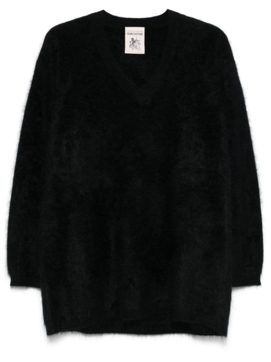 

Мини-платье Semicouture Fleur, черный