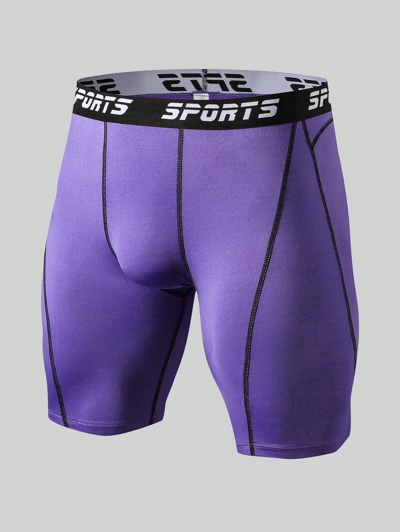 Мужские высокоэффективные компрессионные быстросохнущие спортивные шорты для бега, фиолетовый компрессионные шорты cep для бега мужские