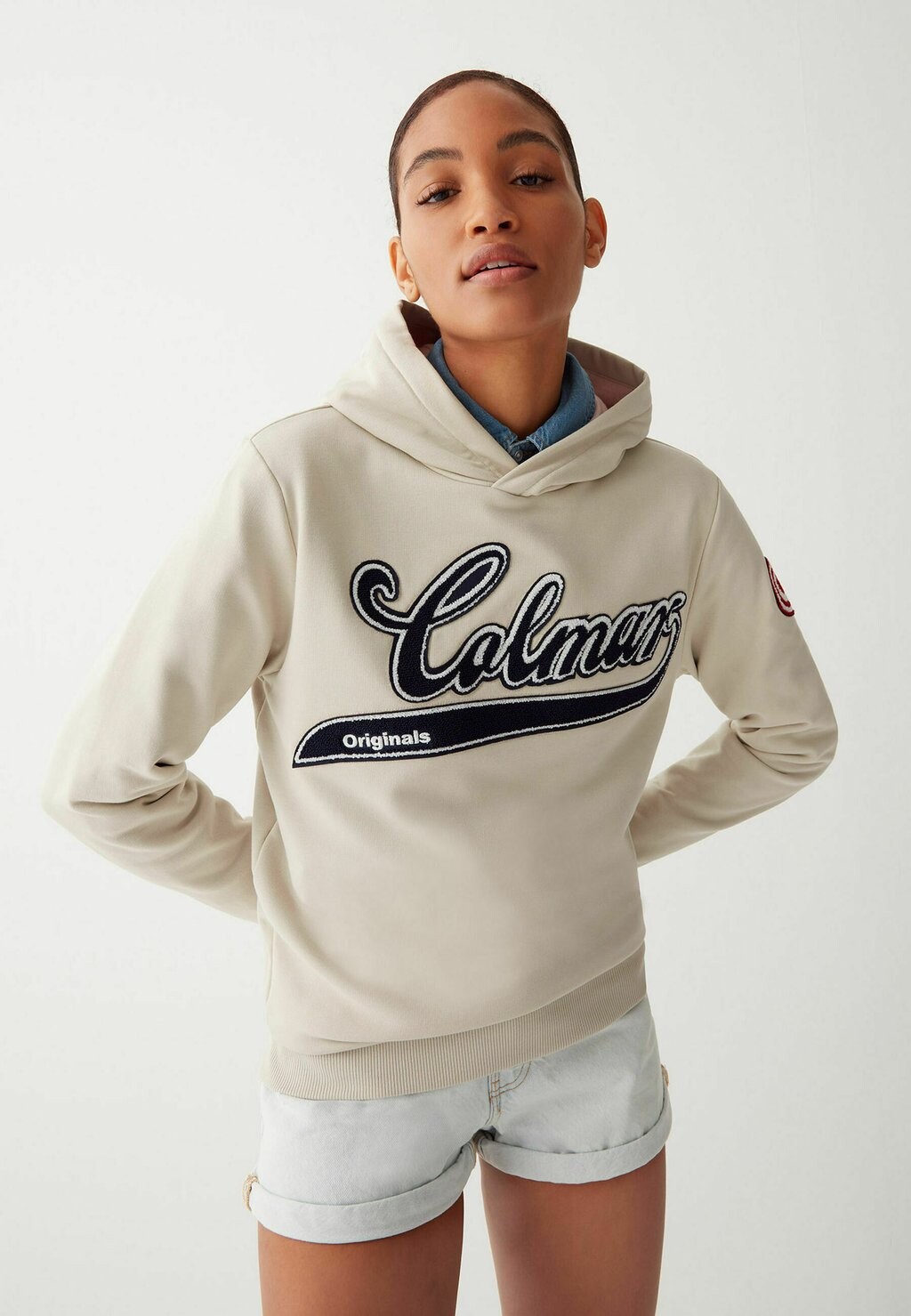 

Худи с капюшоном Colmar Originals, бежевый