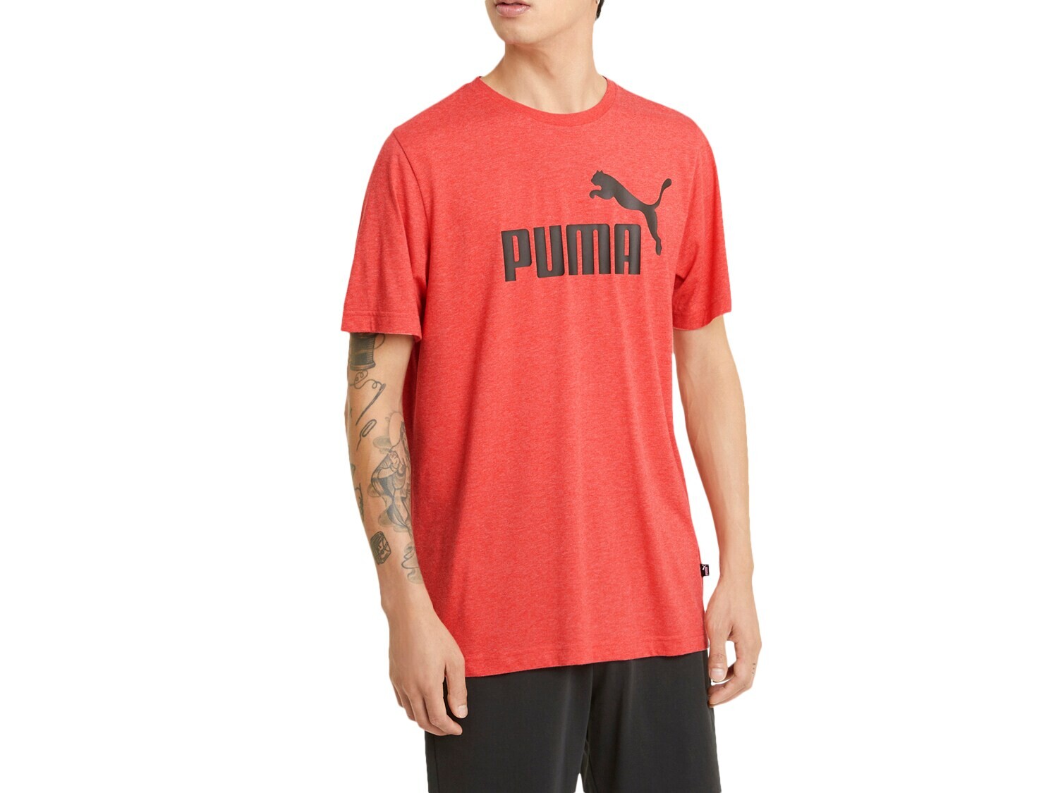 

Футболка мужская Puma Essentials Heather, красный