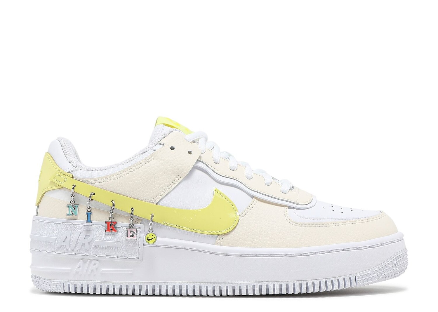 

Кроссовки Nike Wmns Air Force 1 Shadow Se 'Pale Ivory Light Zitron', кремовый, Бежевый