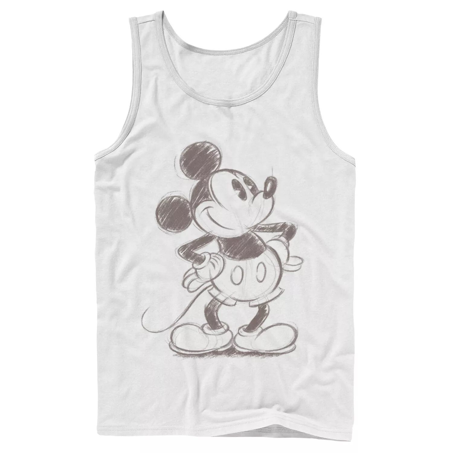 

Мужская оригинальная майка Disney Mickey Mouse Pencil Sketch
