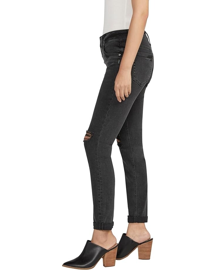 

Джинсы Silver Jeans Co. Boyfriend Mid-Rise Slim Leg Jeans L27161ABS538, черный