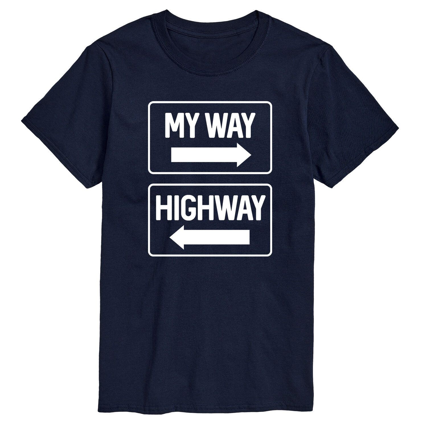

Мужская футболка My Way Highway Licensed Character