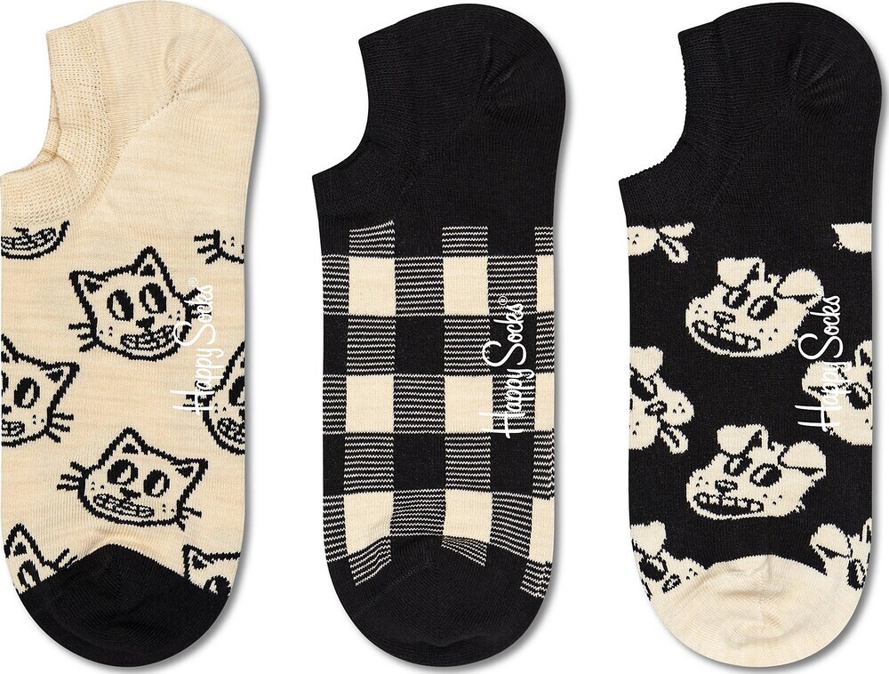

Носки до щиколотки Happy Socks, бежевый
