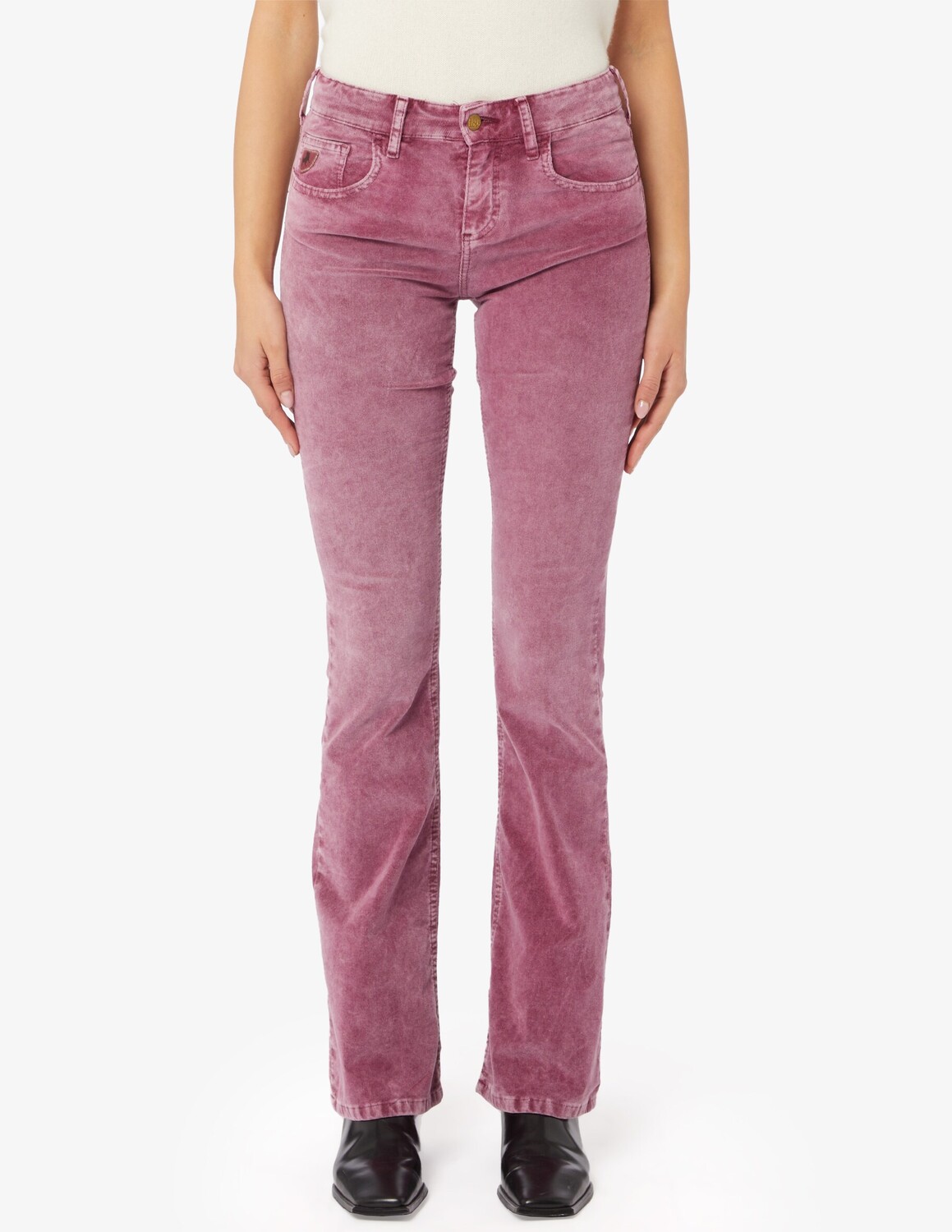 

Бархатные брюки Melrose в рубчик Lois Jeans, цвет Bordeaux