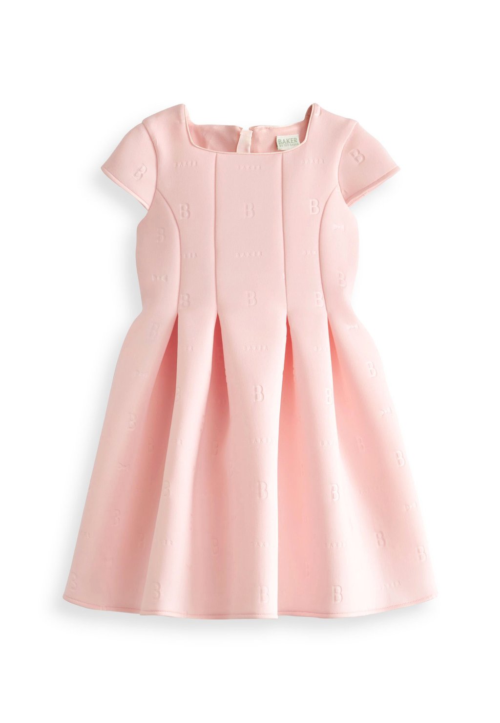 Летнее платье Baker By Ted Baker Pink Embossed Scuba Dress Baker by Ted Baker, розовый кроссовки ted baker tayree white pink