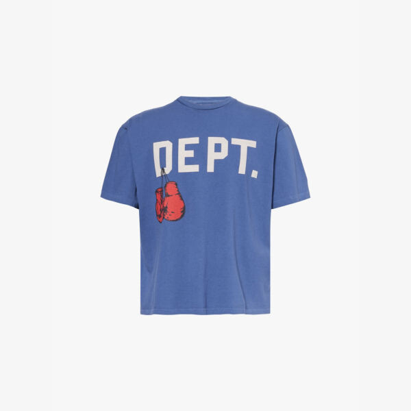 

Футболка из хлопкового джерси с логотипом Arena Gallery Dept, синий