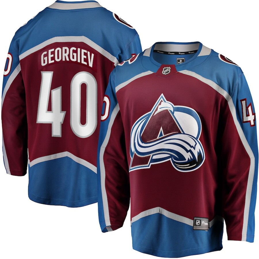 

Джерси Fanatics Branded Colorado Avalanche, бордовый