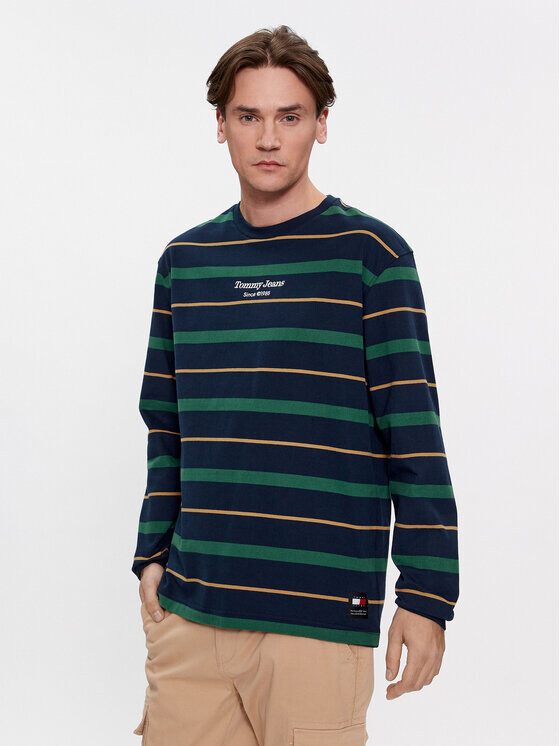 

Классический крой с длинными рукавами Tommy Jeans, мультиколор
