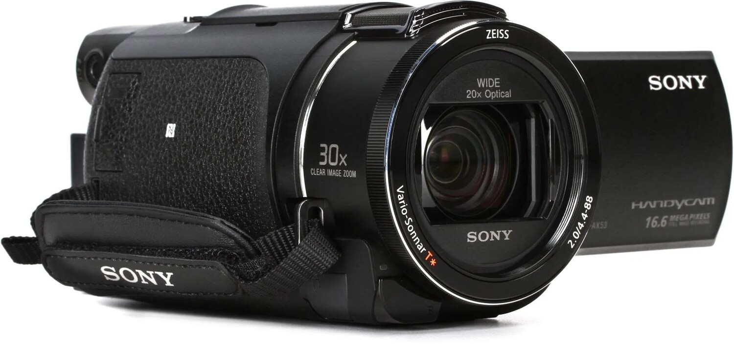 

Ручная камера Sony FDR-AX53 4K с матрицей Exmor R CMOS
