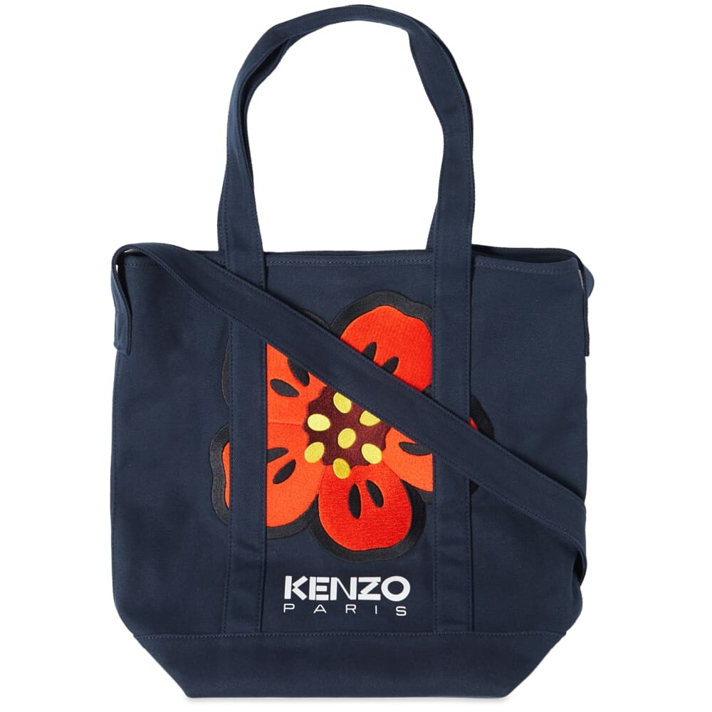 

Сумка-тоут Kenzo с цветочным логотипом