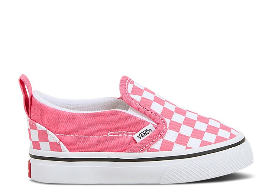 

Кроссовки Vans Slip On V Toddler, цвет Checkerboard Honeysuckle