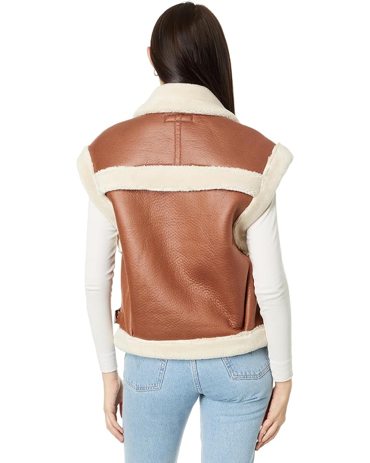 Утепленный жилет Blank NYC Sherpa and Leather Oversized Vest, цвет First Sight steel danielle first sight