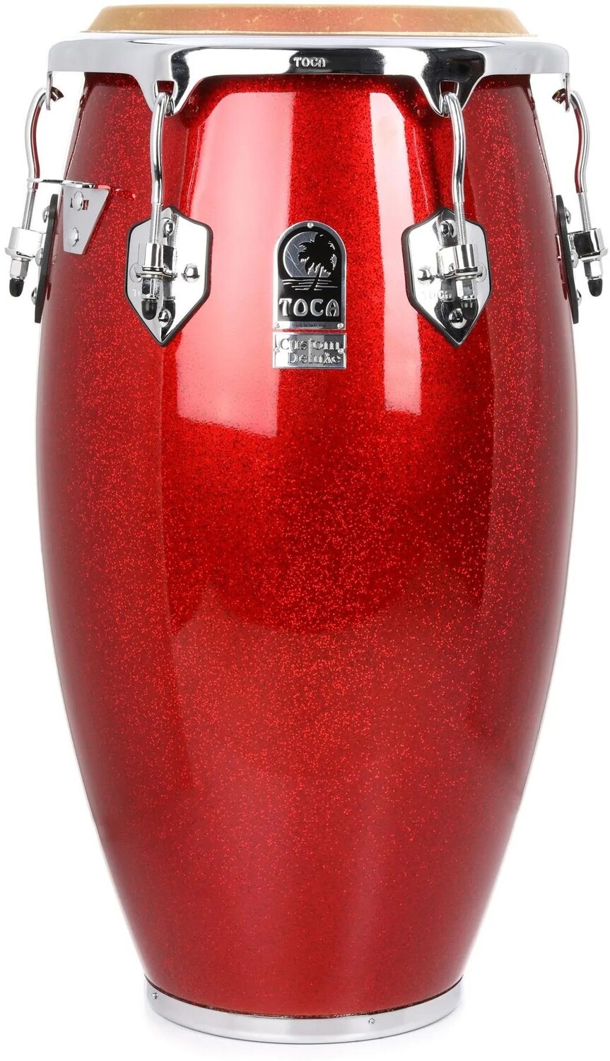 

Новая тумба из стекловолокна Toca Percussion Custom Deluxe — Red Sparkle