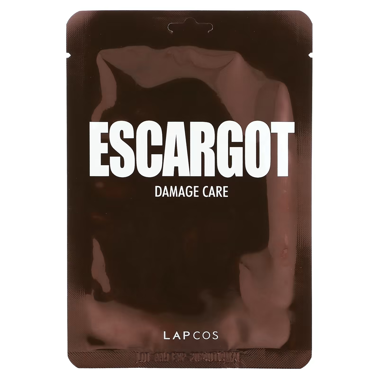 Lapcos Escargot Beauty Sheet Mask Damage Care, 1 лист, 0,91 жидк. унции (27 мл)