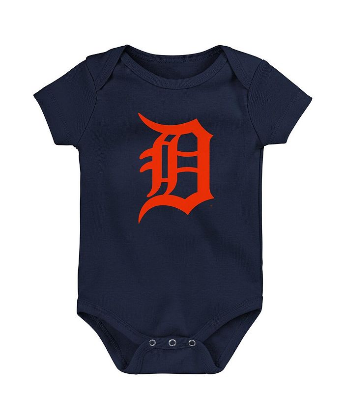 Темно-синее боди с логотипом основной команды Detroit Tigers для новорожденных Outerstuff, синий