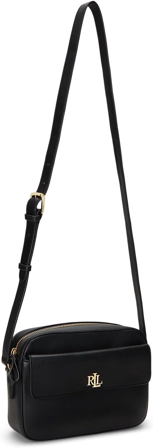 

Сумка кросс-боди Lauren Ralph Lauren Leather Medium Marcy Camera Bag, черный