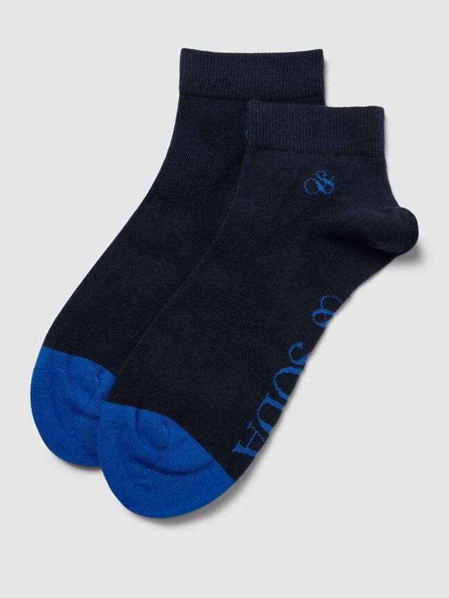 

Носки с контрастными деталями, в упаковке 2 шт Scotch & Soda, темно-синий