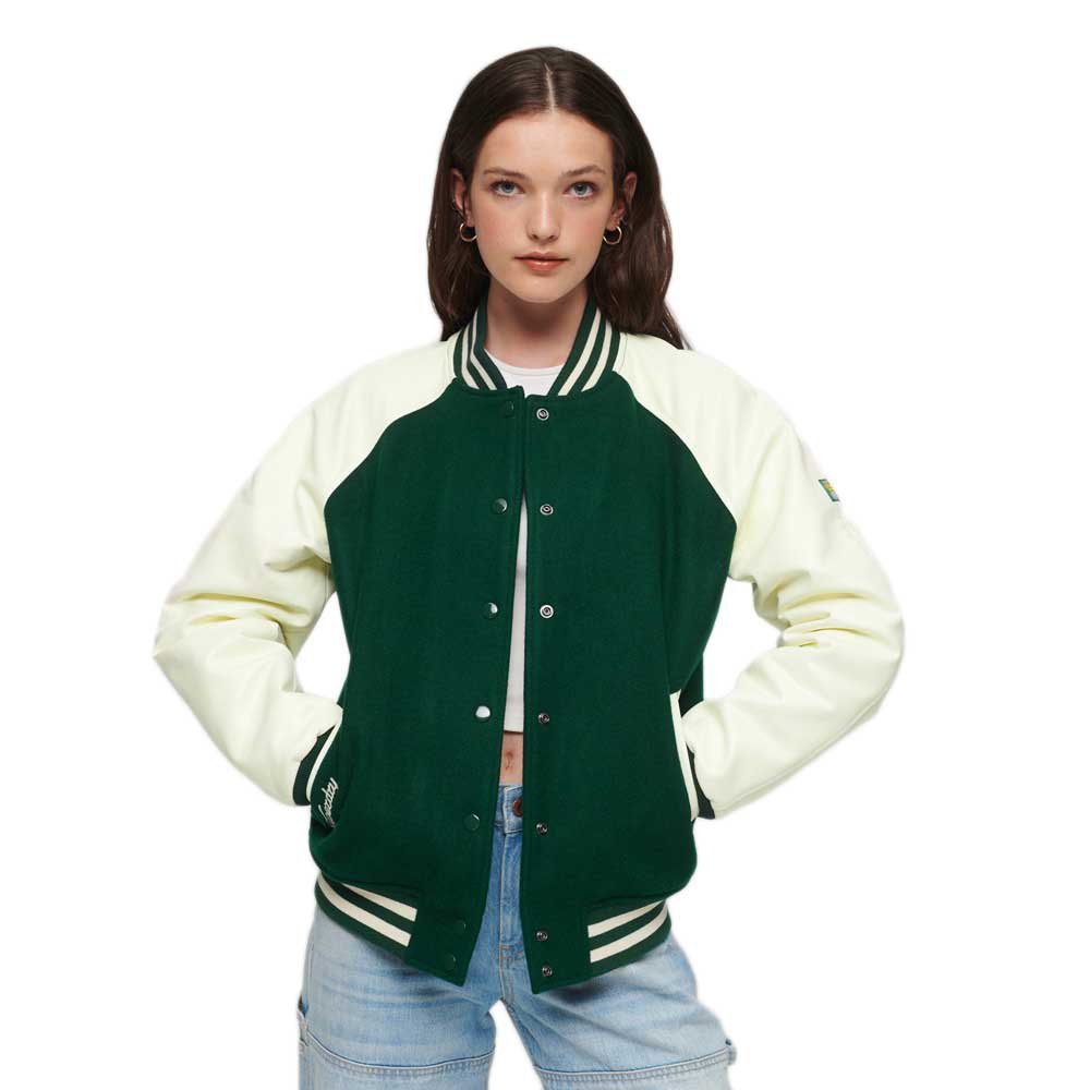 

Куртка Superdry College Varsity Bomber, зеленый