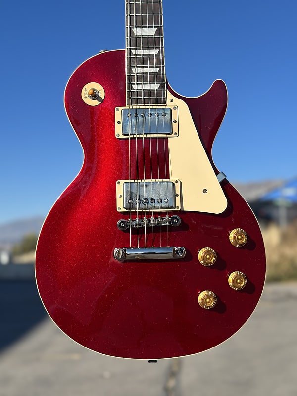 Электрогитара Gibson Les Paul Standard '50s Plain Top Sparkling Burgundy 2023 New Unplayed Auth Dlr 10lbs2oz #029