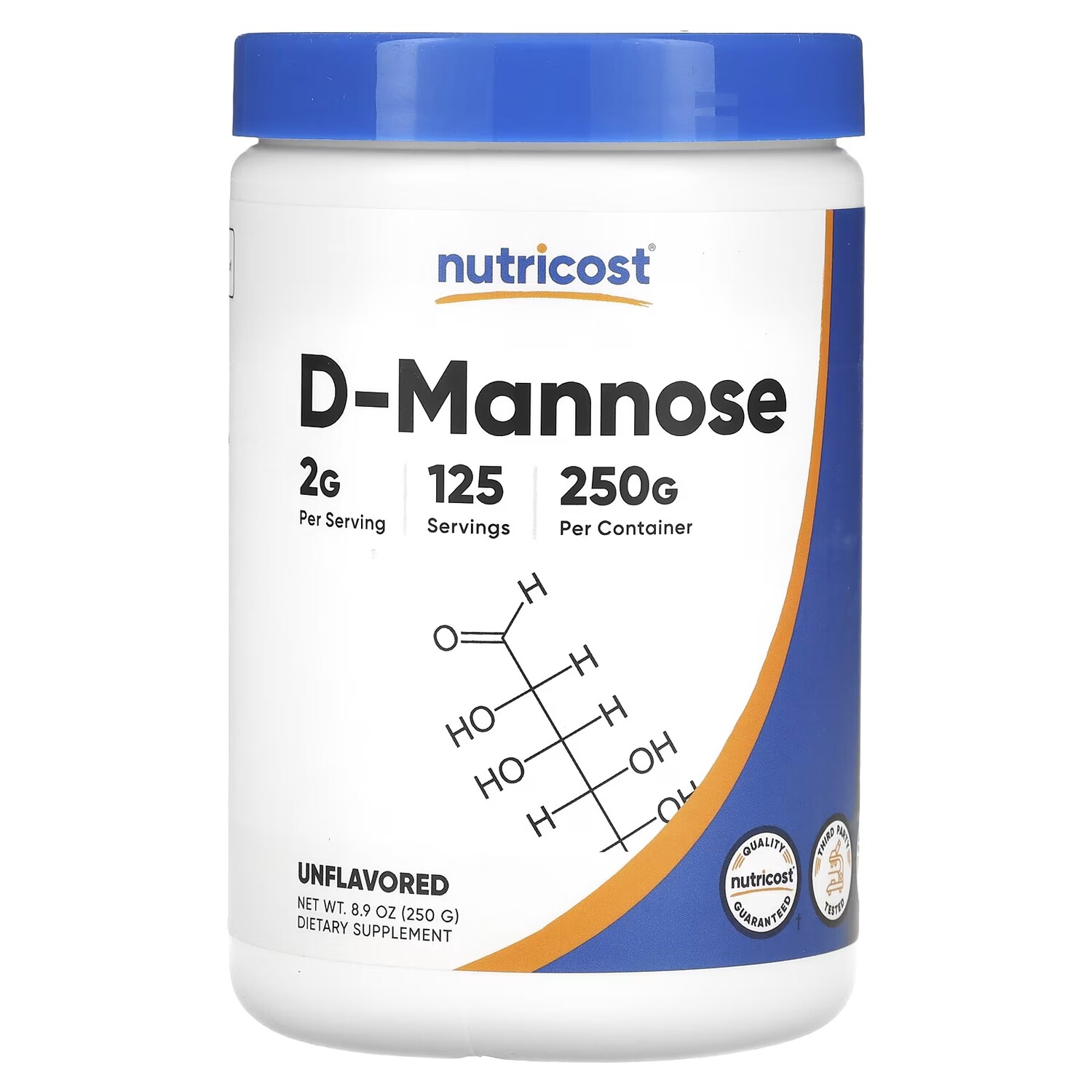 

D-манноза Nutricost, 250 г