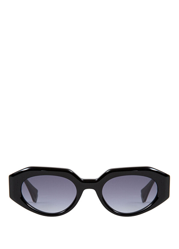 Capsule gaia 6698 1 женские солнцезащитные очки «кошачий глаз», черное золото Gigi Studios