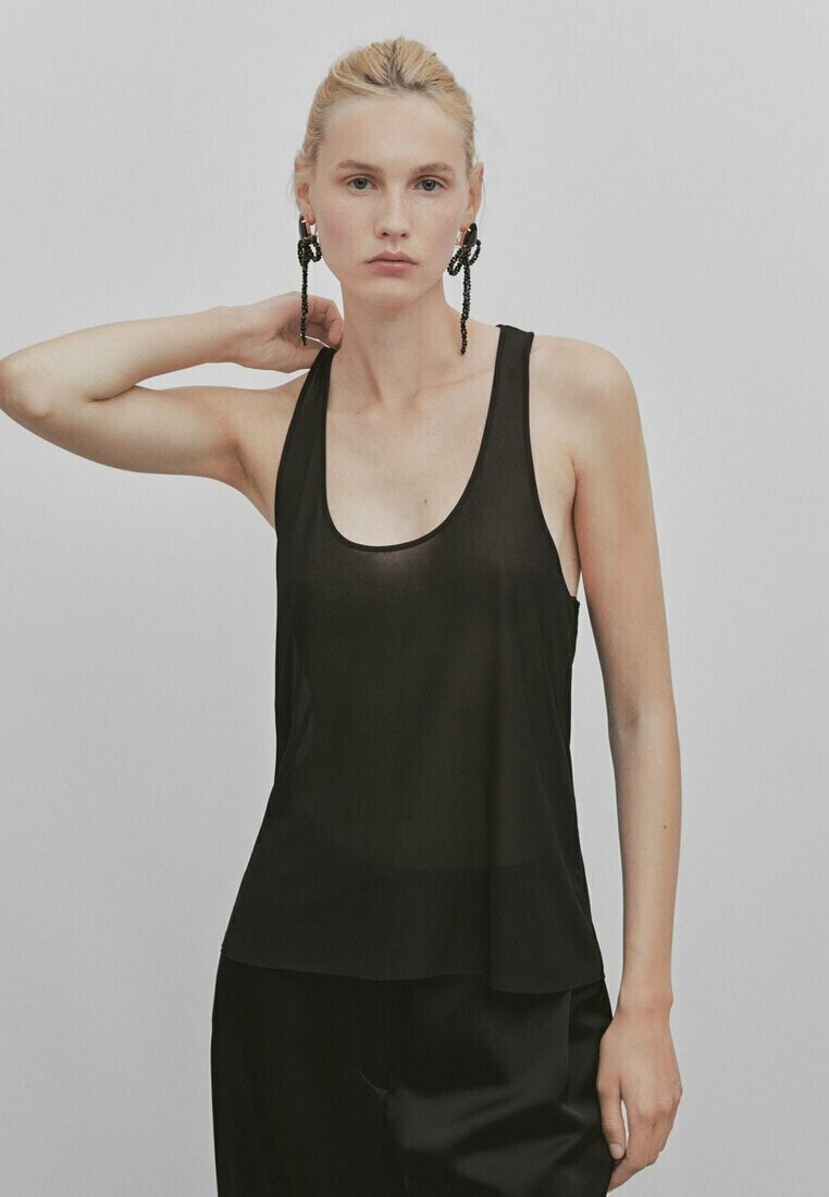 

Топ Massimo Dutti, черный