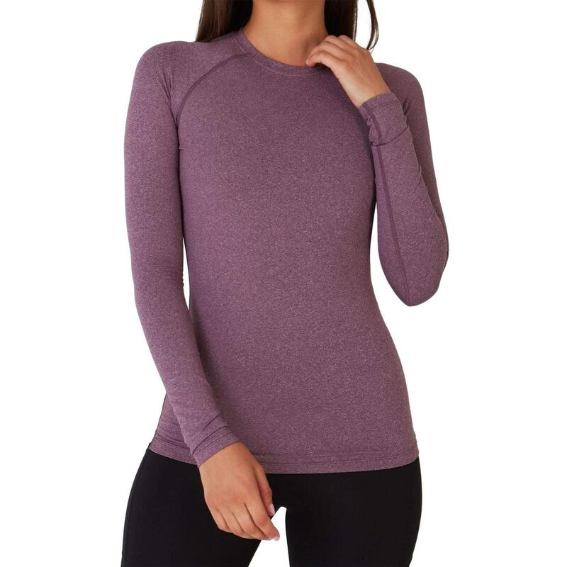 Женская компрессионная рубашка SuperThermal с длинным рукавом Tca, цвет purpura