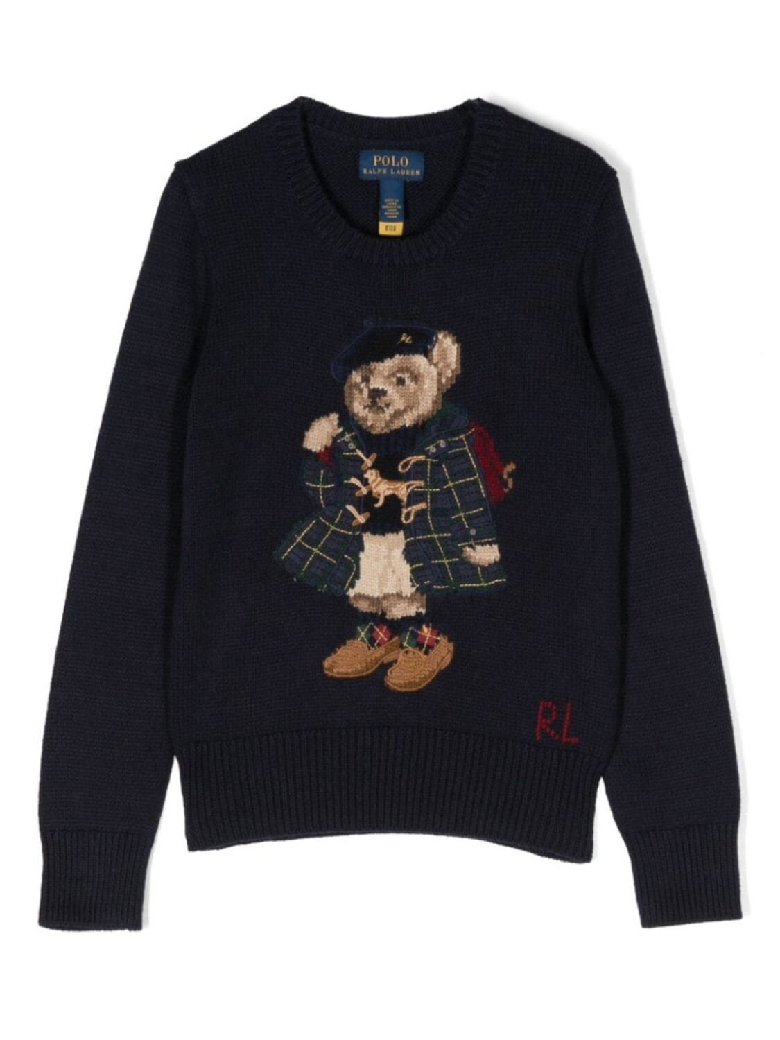 

Ralph Lauren джемпер с принтом Polo Bear, синий