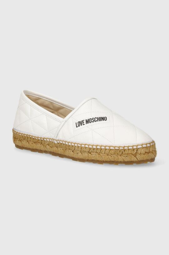 

Кожаные эспадрильи Love Moschino, белый