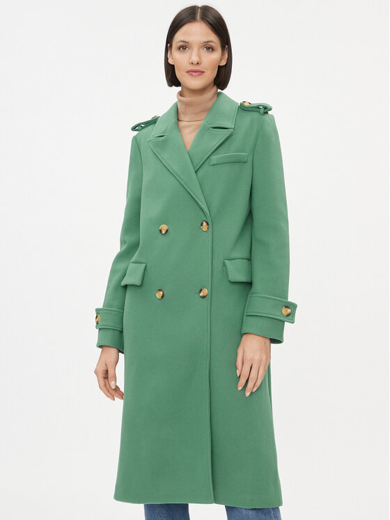 Переходное пальто стандартного кроя Noisy May, зеленый