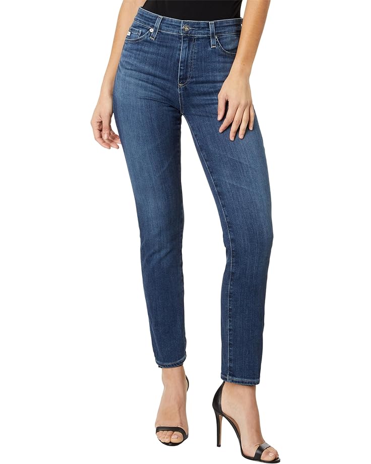 цена Джинсы AG Jeans Mari High Rise Slim Straight in Aura, цвет Aura