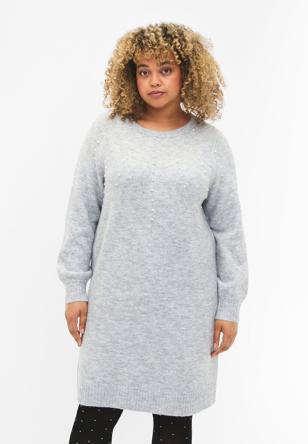 

Платье Punto Zizzi С ЖЕМЧУГОМ, цвет light grey melange