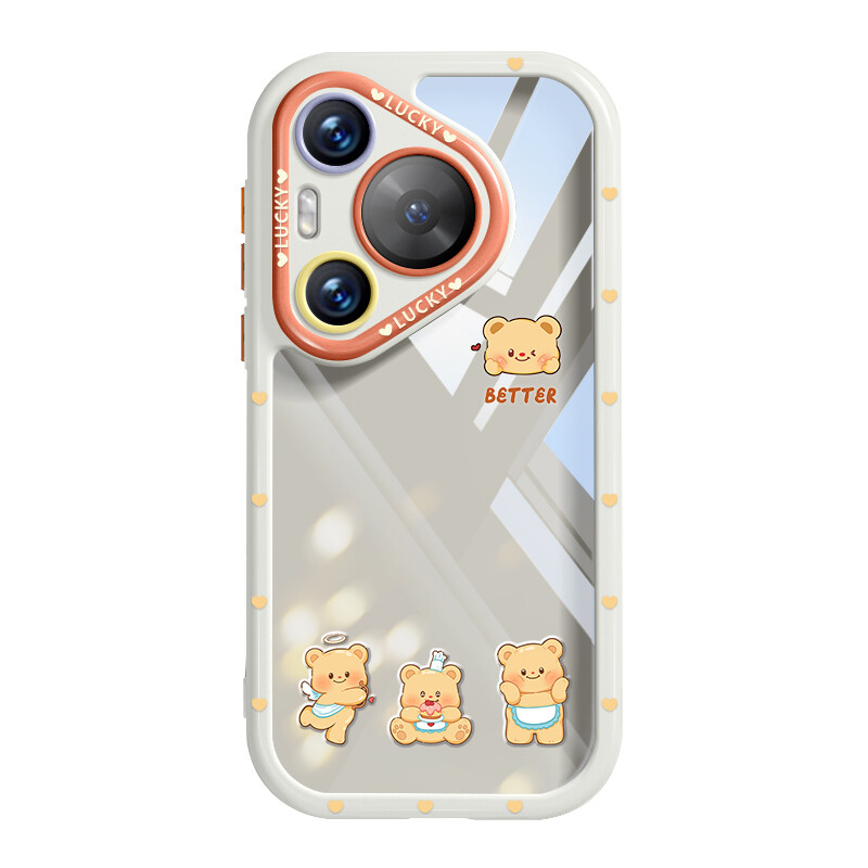 

Чехол для телефона RVIXE Avix Rvixe, Dark purple Cute butter bear