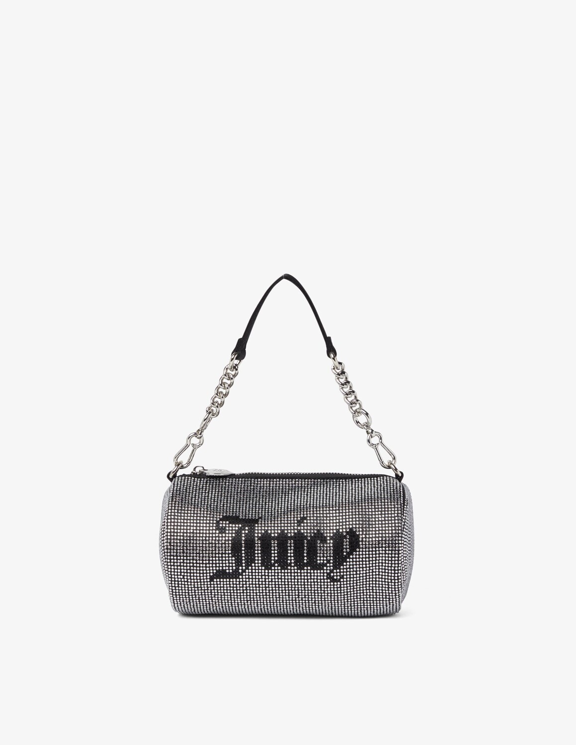 

Сумка-багет бочонок со стразами Juicy Couture, черный