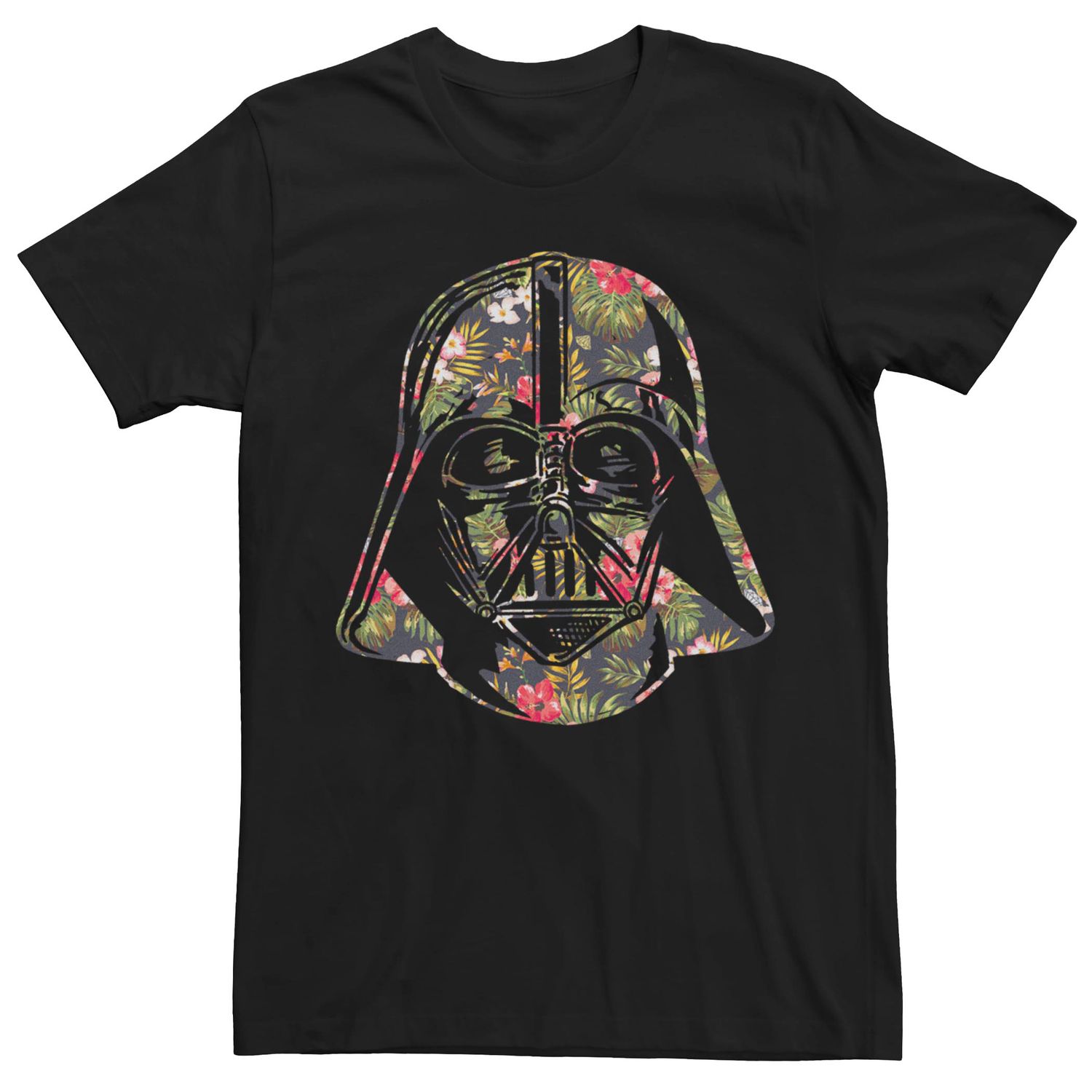 Мужская футболка со шлемом Дарта Вейдера «Звездные войны» Licensed Character, черный мужская футболка со звездами и шлемом дарта вейдера звездные войны licensed character