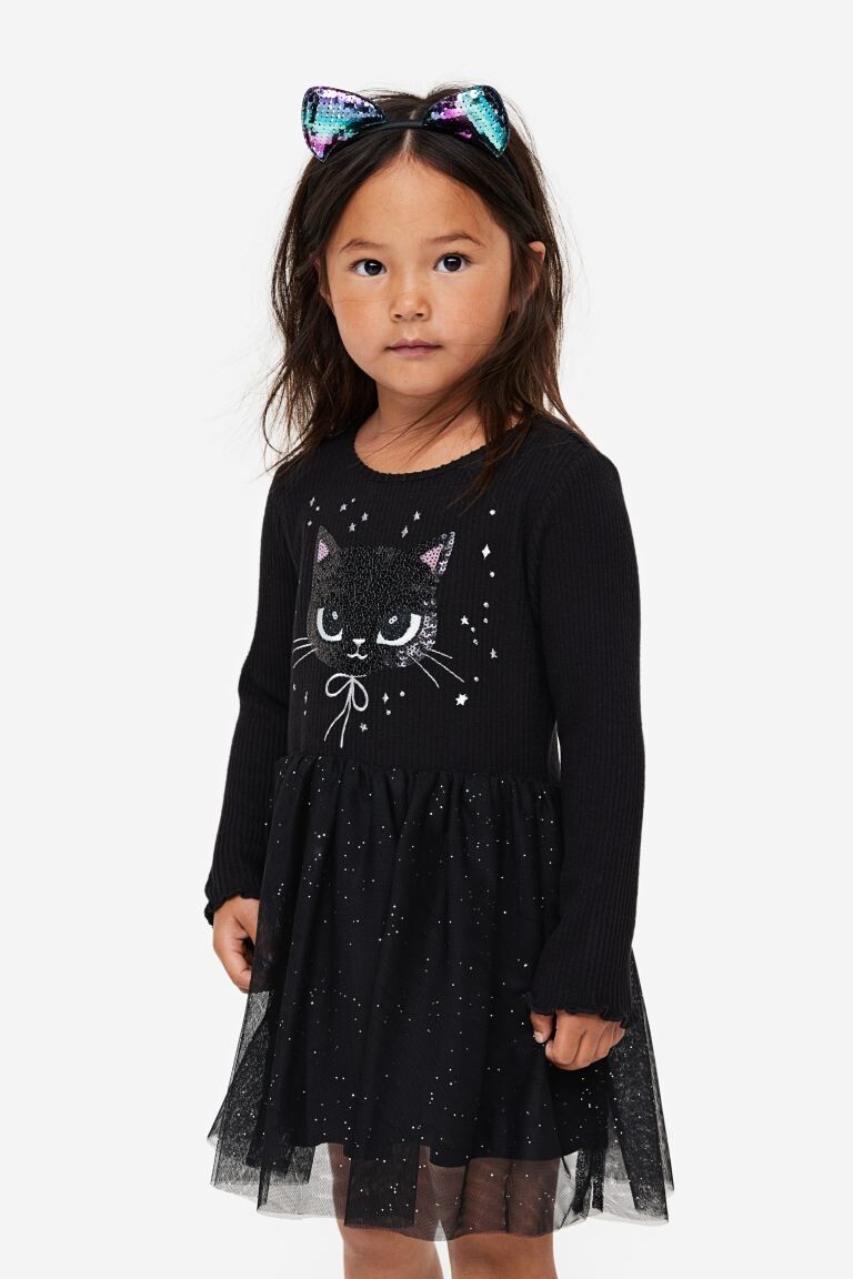 

Платье-юбка из тюля с пайетками H&M