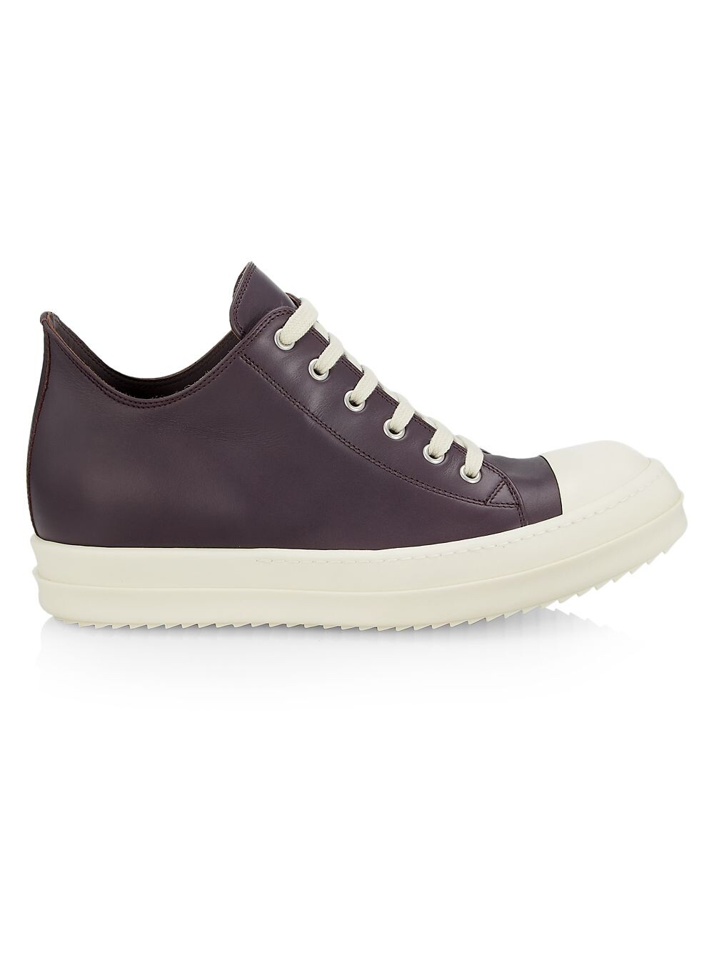 

Кожаные низкие кеды Rick Owens, белый