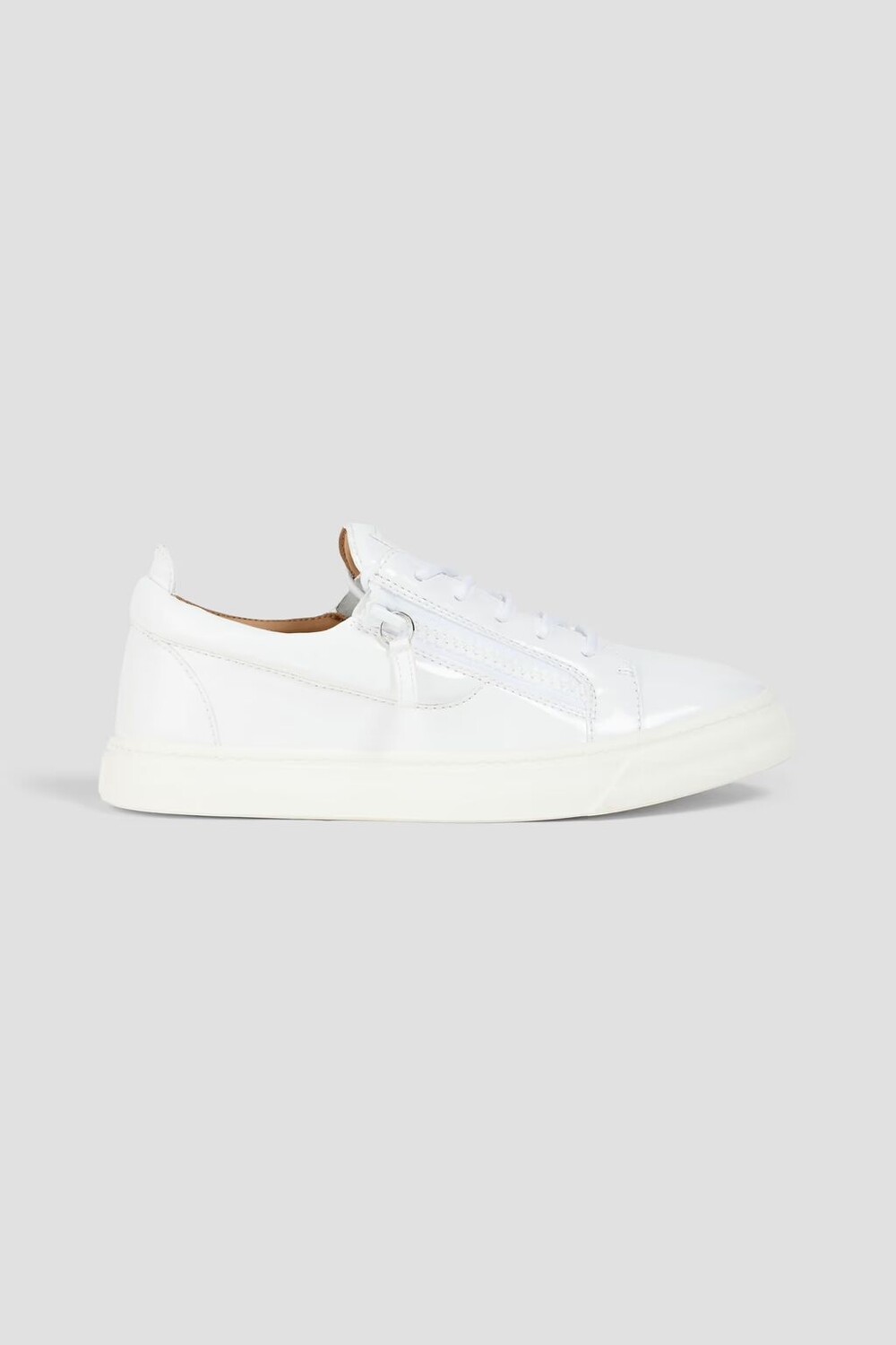 

Кроссовки из искусственной лакированной кожи Giuseppe Zanotti, белый