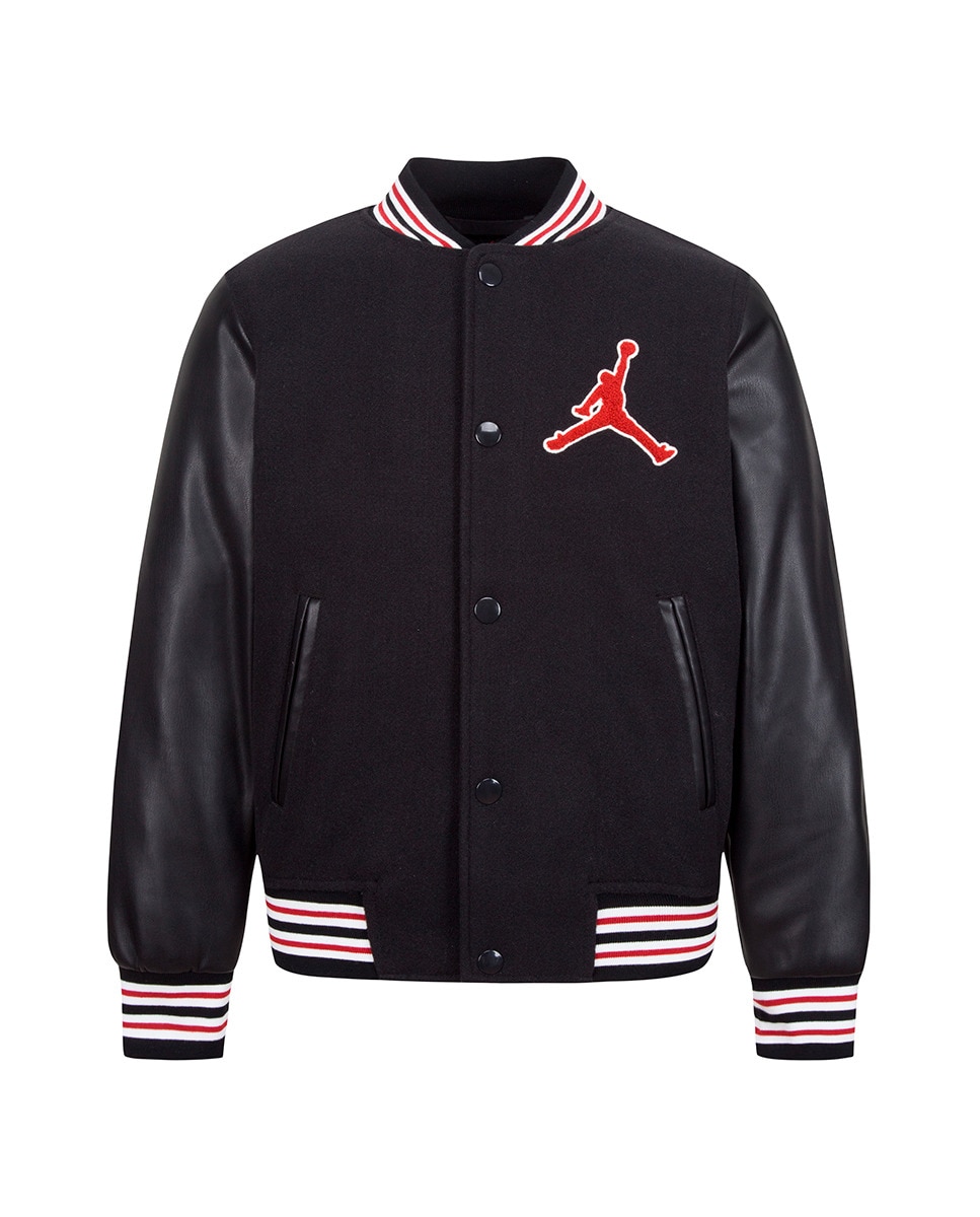 Куртка для девочки Jordan, черный бейсбольная куртка h