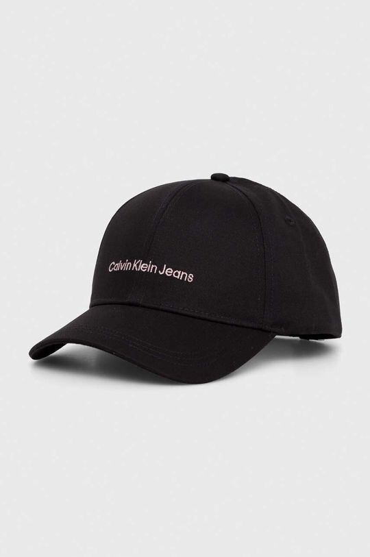

Хлопковая бейсболка Calvin Klein Jeans, черный
