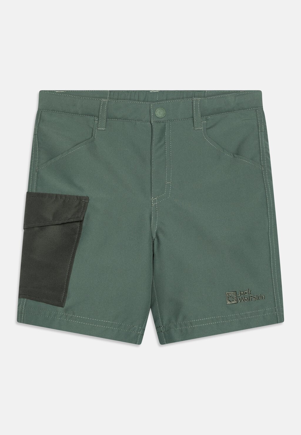 

Шорты для активного отдыха ACTIVE K Jack Wolfskin, цвет hedge green